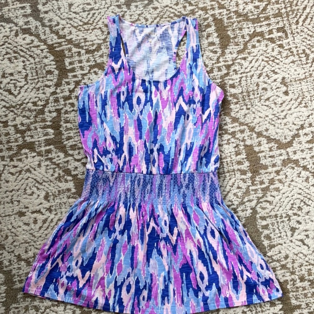 Lilly Pulitzer Blue and Pink Mini Dress